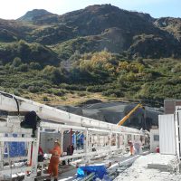 Containerised substation in TBM operating area