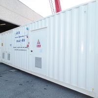 Containerised substation 40’ with central transformer