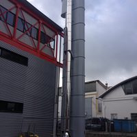 Alfagomma thermal power plant flue